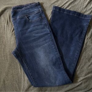 Sofia by Sofia Vergara Dark Blue Boot Cut Jeans